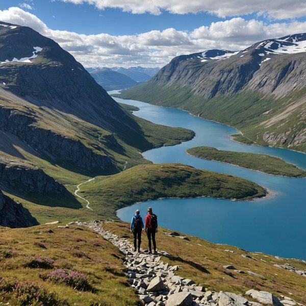 Quels sont les conseils pour une randonnée dans le parc national de Jotunheimen, Norvège?